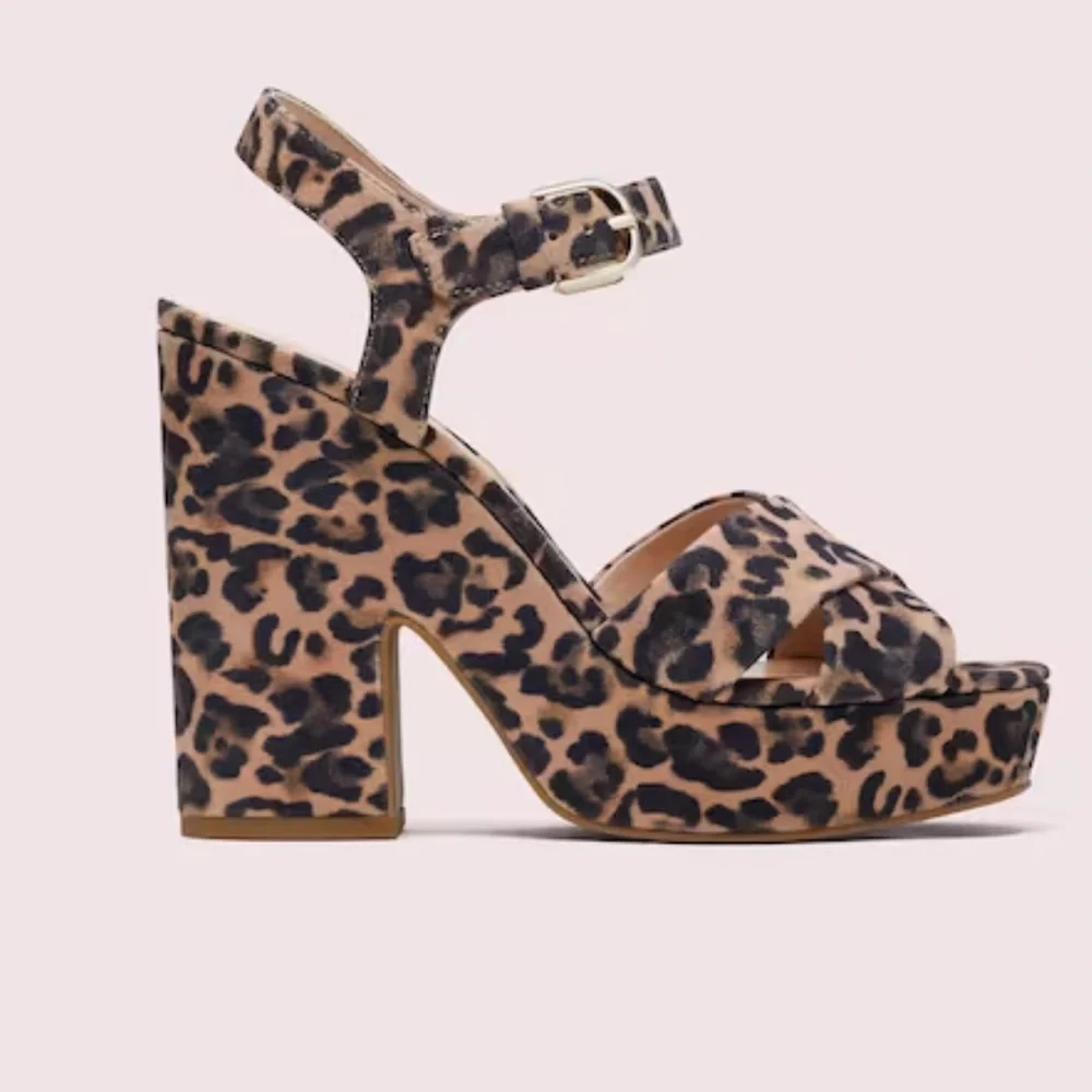 Kate Spade Grace Leopard Platform Sandals